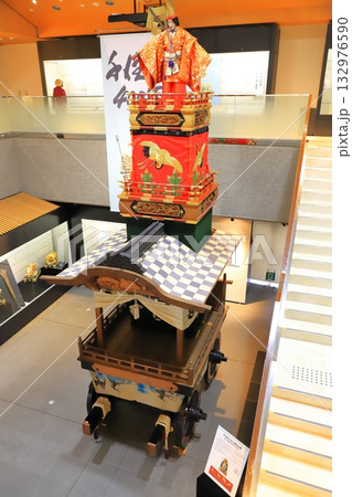 足立区立郷土博物館 　千住四丁氷川神社山車　 132976590