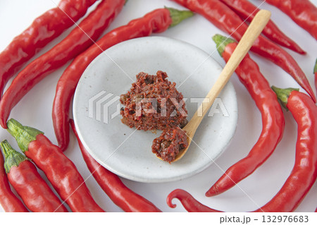 赤唐辛子と生七味 132976683