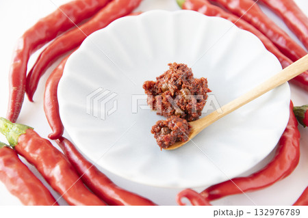 赤唐辛子と生七味 132976789