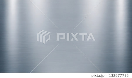 Brushed metal texture background with vertical light reflections for modern industrial design or technology backdrop Brushed metal texture background with vertical light reflections for modern industrial design or technology backdrop 132977753