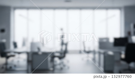 Abstract blurry modern office interior for background, business concept, or corporate presentation backdrop Abstract blurry modern office interior for background, business concept, or corporate presentation backdrop 132977760