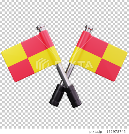 Assistant Referee Flags 132978743