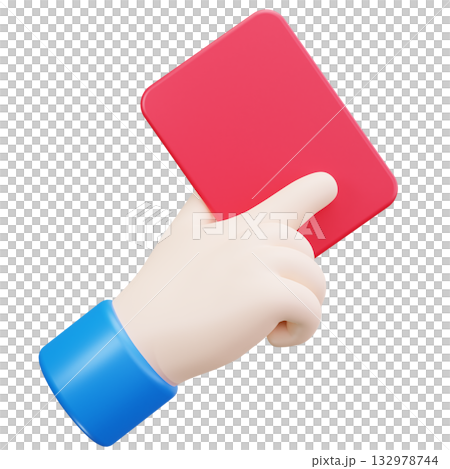 Red Card Penalty Red Card Penalty 132978744