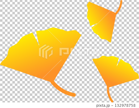 シンプルなイチョウ 132978758