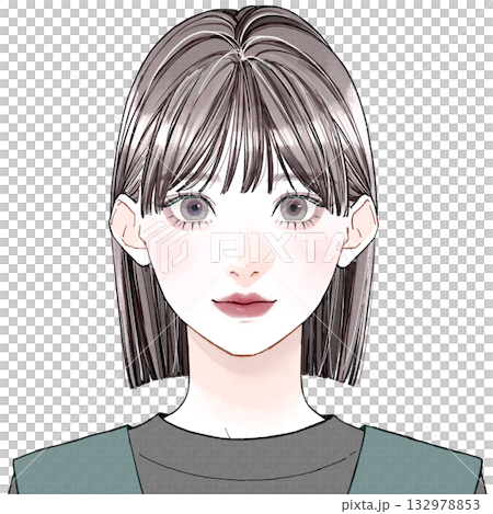 Face type: "Cool casual" - heavy bangs Face type: "Cool casual" - heavy bangs 132978853