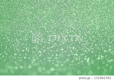 Abstract Glitter Background. Green Texture Sparkling Shiny Paper for Christmas Holiday. Seasonal Wallpaper Decoration. Greeting and Wedding Invitation Card Design. Sparkle Lights and Bokeh Backdrop. 132982382