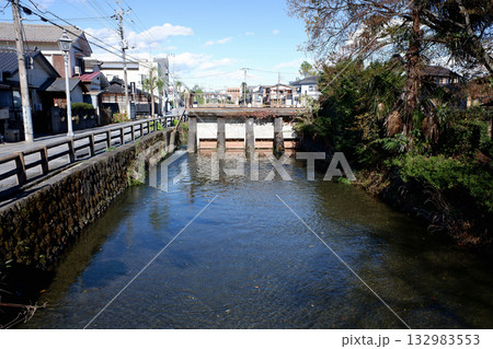 栃木市 巴波川と瀬戸ヶ原堰 栃木市 巴波川と瀬戸ヶ原堰 132983553