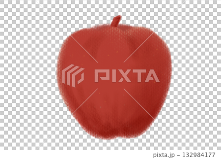 シンプルなリンゴのイラスト シンプルなリンゴのイラスト 132984177