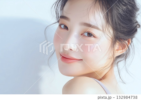美しい肌の女性・美白 132984738