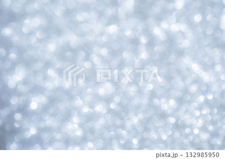 アイスグレーの大小キラキラ背景素材 132985950