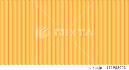 Yellow cargo container background. Shipping container wall. Vertical metal panel texture with raised ridges. Vector illustration. Yellow cargo container background. Shipping container wall. Vertical metal panel texture with raised ridges. Vector illustration. 132988908