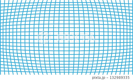 Blue Line Pattern with Convex Optical Effect on White Background 132989335