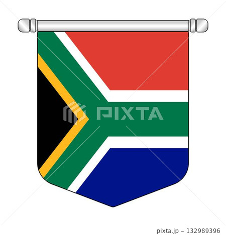 Equatorial South Africa National Banner Symbol Hanging 132989396