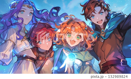 異世界アニメの勇者パーティー 異世界アニメの勇者パーティー 132989824