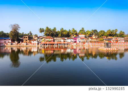 Koti Teertha pond in Gokarna town in India Koti Teertha pond in Gokarna town in India 132990285