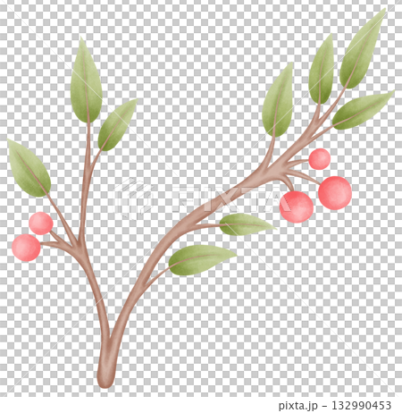 watercolor leaf artwork for nature lovers watercolor leaf artwork for nature lovers 132990453