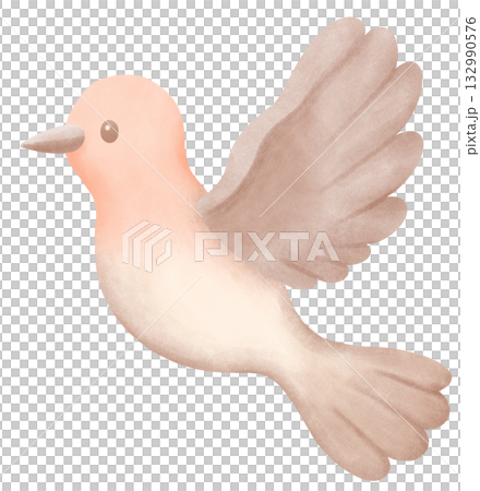 watercolor bird painting nature and wildlife theme 132990576