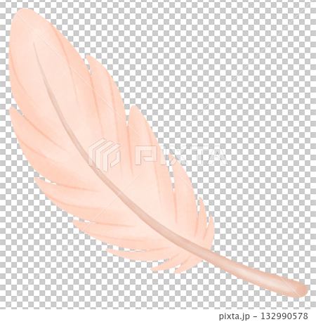 hand drawn watercolor bird for nature illustration 132990578