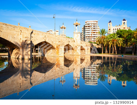 The Puente del Mar bridge in Valencia, Spain 132990914