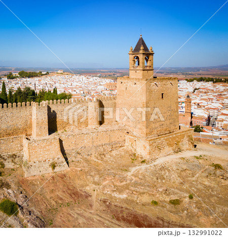 Fortress of Antequera aerial panoramic view, Spain Fortress of Antequera aerial panoramic view, Spain 132991022