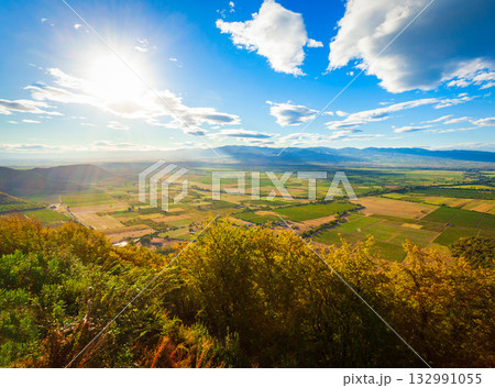 Alazani Valley in Kakheti region, Georgia Alazani Valley in Kakheti region, Georgia 132991055