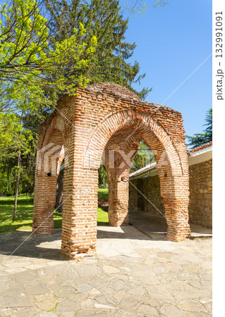 Thracian Tomb of Kazanlak facade view, Bulgaria Thracian Tomb of Kazanlak facade view, Bulgaria 132991091