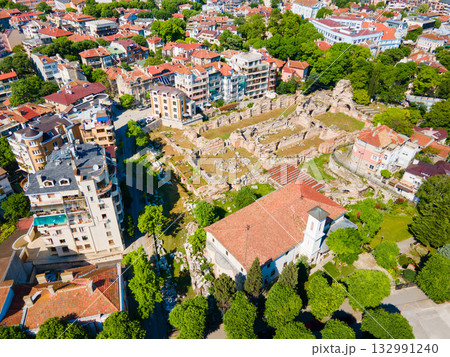 Ancient Roman Baths or Roman Thermae in Varna 132991240