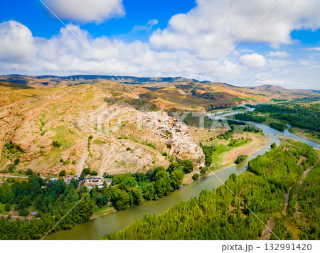 Uplistsikhe ancient rock town in Georgia 132991420
