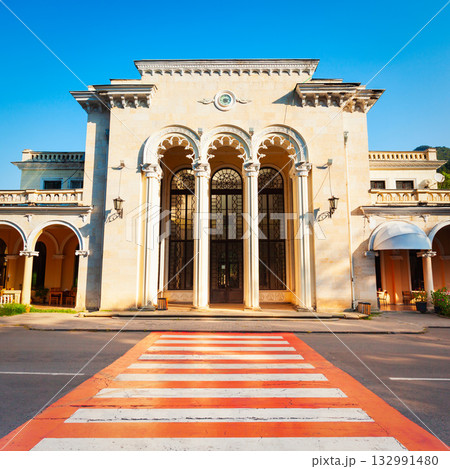 Borjomi Railway Station building in Georgia Borjomi Railway Station building in Georgia 132991480