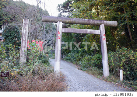 栃木市　太平山神社・石鳥居 132991938