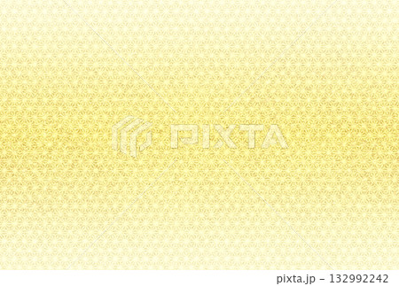 キラキラ輝く繊細な淡金色の模様に麻の葉柄を重ねた背景画像19b キラキラ輝く繊細な淡金色の模様に麻の葉柄を重ねた背景画像19b 132992242