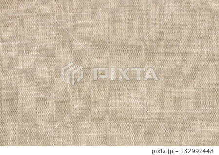 Brown linen fabric texture background, seamless pattern of natural textile. 132992448