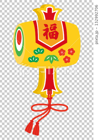 打ち出の小槌 イラスト素材 打ち出の小槌 イラスト素材 132992706
