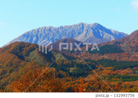 見ごろの紅葉　大山 132993756