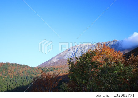見ごろの紅葉　大山 132993771