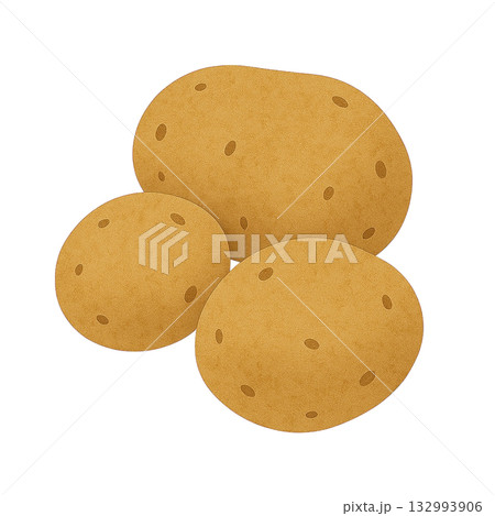 【野菜】ジャガイモのイラスト 【野菜】ジャガイモのイラスト 132993906