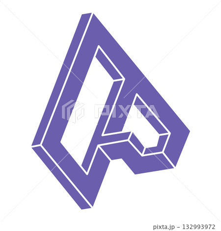 Optical illusion logo. Impossible shapes. Sacred geometry figures. Abstract eternal geometric objects. Impossible endless outline shapes. Optical art. Impossible geometry shape on a white background. Optical illusion logo. Impossible shapes. Sacred geometry figures. Abstract eternal geometric objects. Impossible endless outline shapes. Optical art. Impossible geometry shape on a white background. 132993972