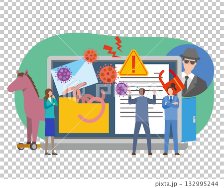 感染惡意軟體的電腦 132995244