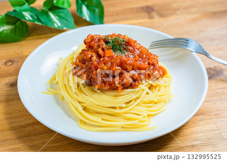 ミートソースパスタ ミートソースパスタ 132995525