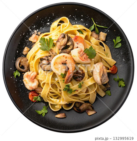Shrimp and Mushroom Pasta Shrimp and Mushroom Pasta 132995619