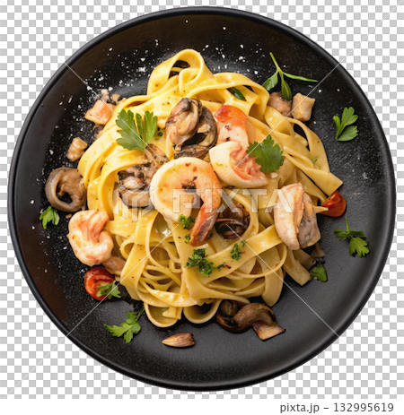 Shrimp and Mushroom Pasta Shrimp and Mushroom Pasta 132995619