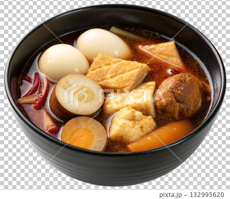 Boiled stewed eggs and tofu Boiled stewed eggs and tofu 132995620