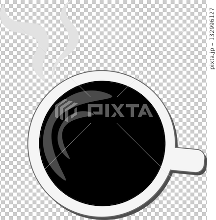 コーヒーカップ　ホットコーヒー 132996127