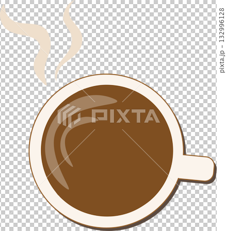 コーヒーカップ　ホットコーヒー 132996128