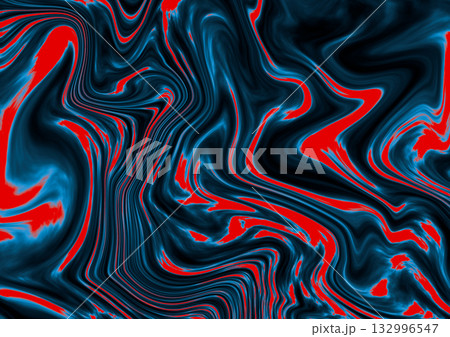 赤と黒の恐怖のマーブル模様の背景画像 132996547