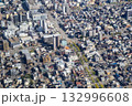 富山市旅籠町上空から総曲輪方向を空撮 132996608