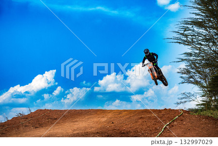 Motorcycle Motorbike Motorcross Racing Competition Adventure Motorsport 132997029