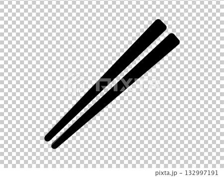 Chopsticks icon monochrome Chopsticks icon monochrome 132997191