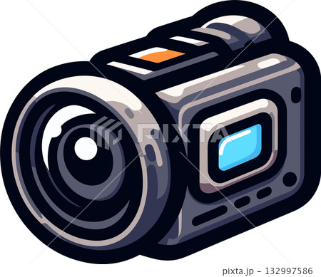 ビデオカメラのイラスト ビデオカメラのイラスト 132997586