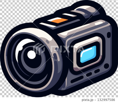 ビデオカメラのイラスト ビデオカメラのイラスト 132997586